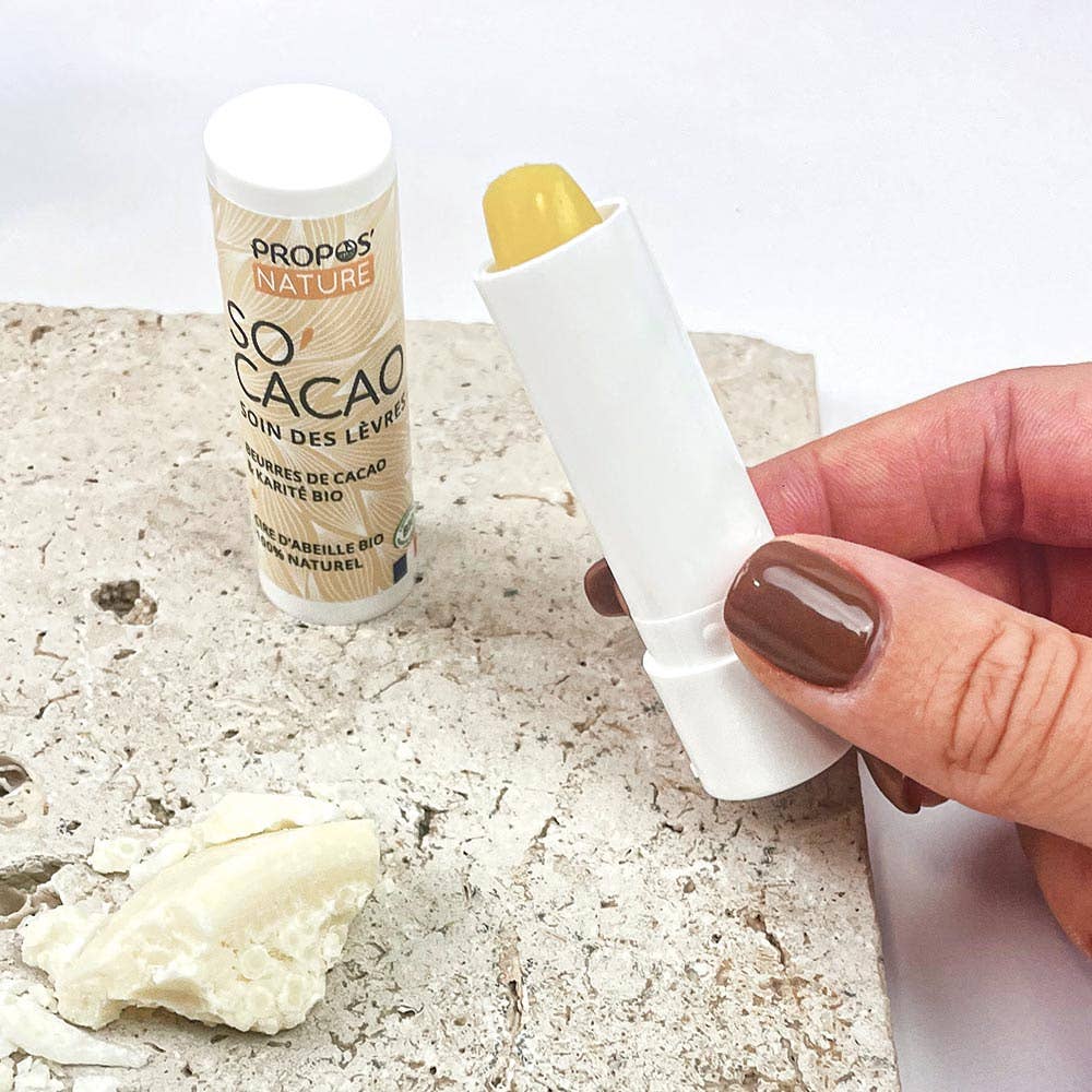 Bálsamo Labial So'Cacao Bio – Nutrição Intensa com Manteiga de Cacau e Karité
