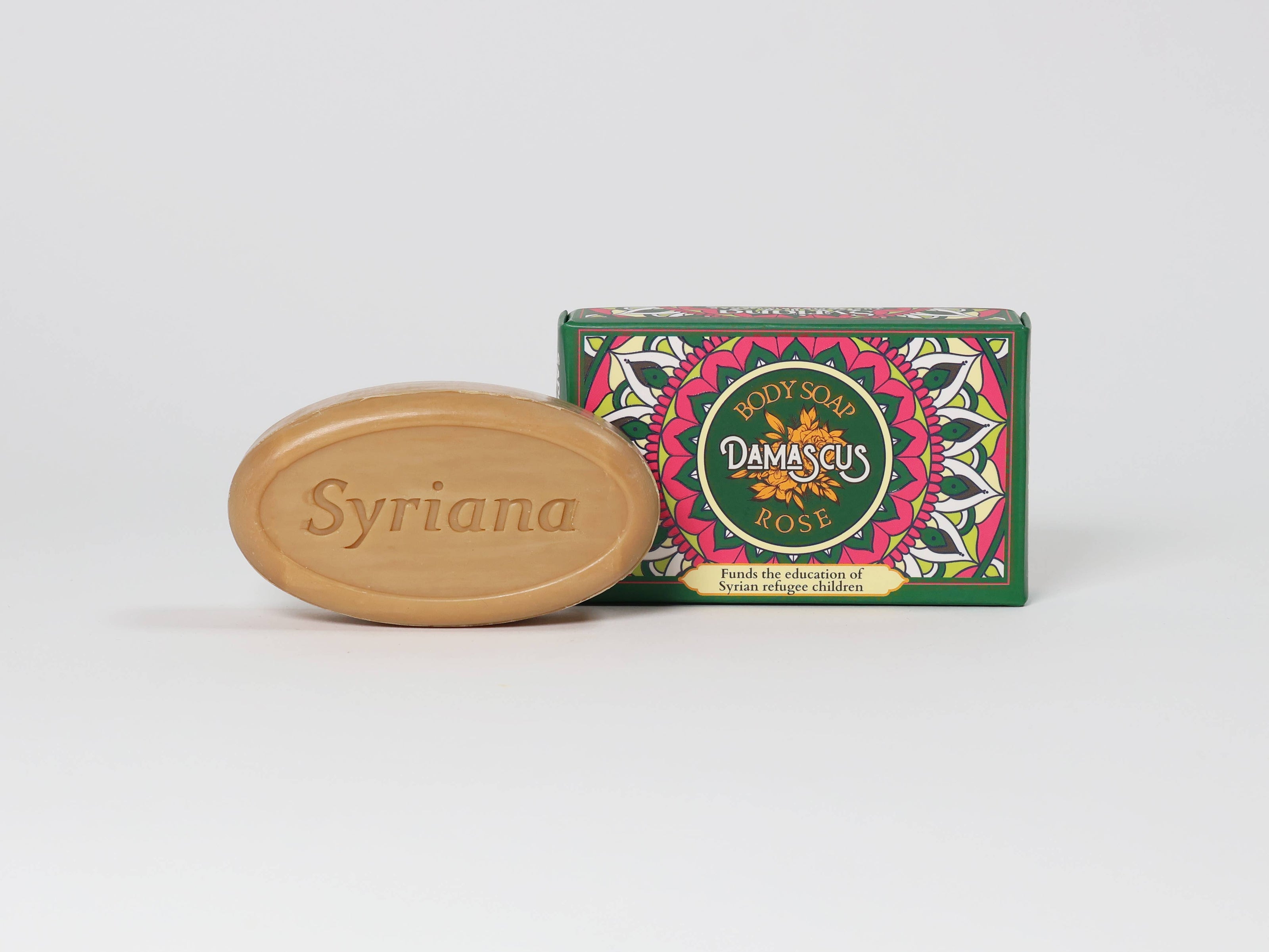 Sabonete Aleppo com Fragrância de Rosa Damascena, Almíscar Negro e Oud-Âmbar