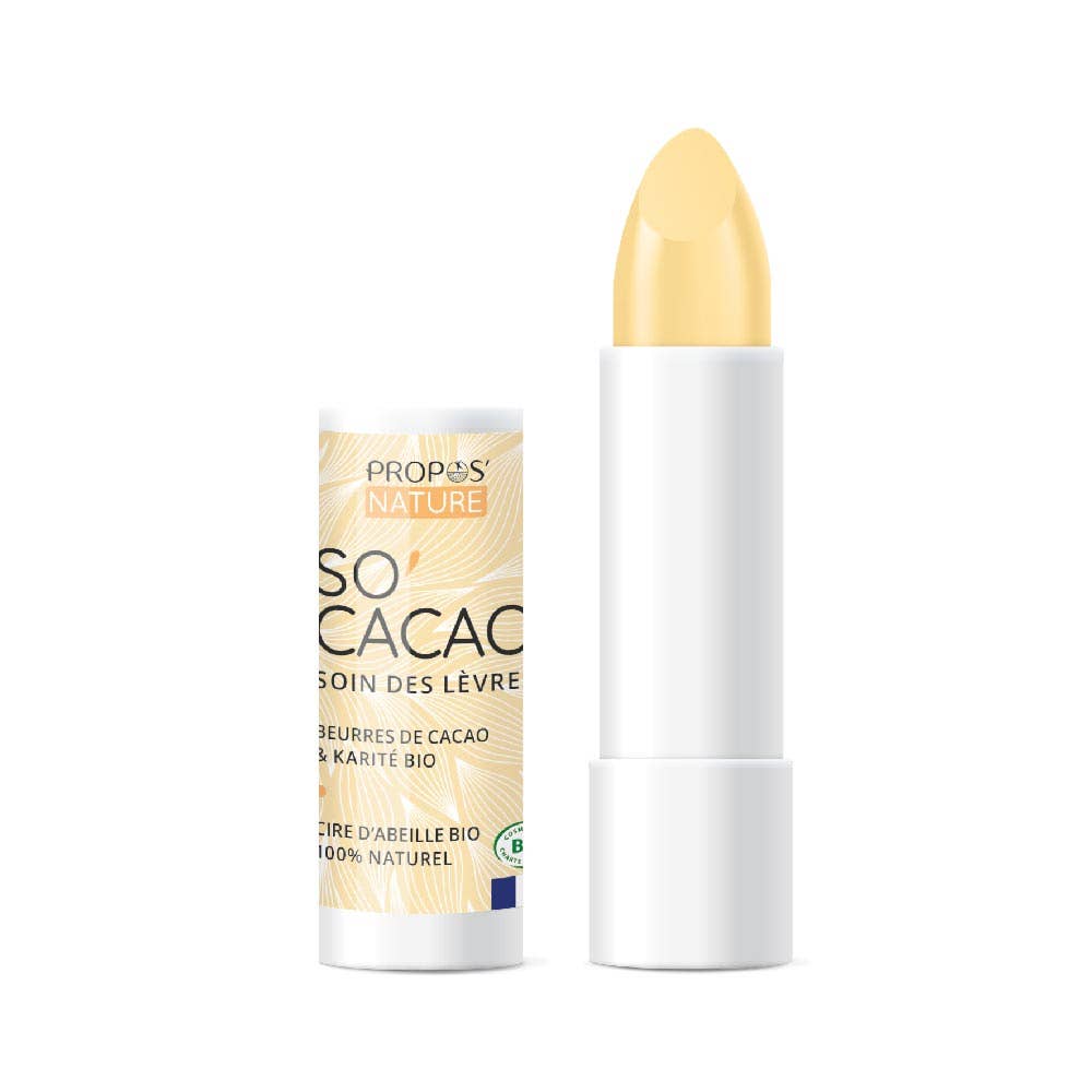 Bálsamo Labial So'Cacao Bio – Nutrição Intensa com Manteiga de Cacau e Karité