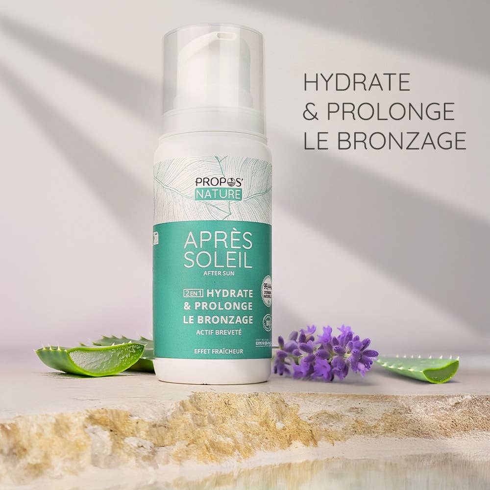 Gel Pós-Solar Apaziguante com Aloé Vera, Lavanda e Malva