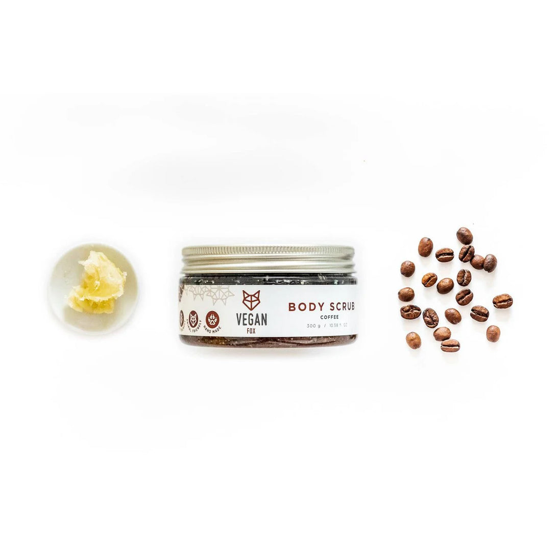 Esfoliante corporal de café — cosmética natural Nõma