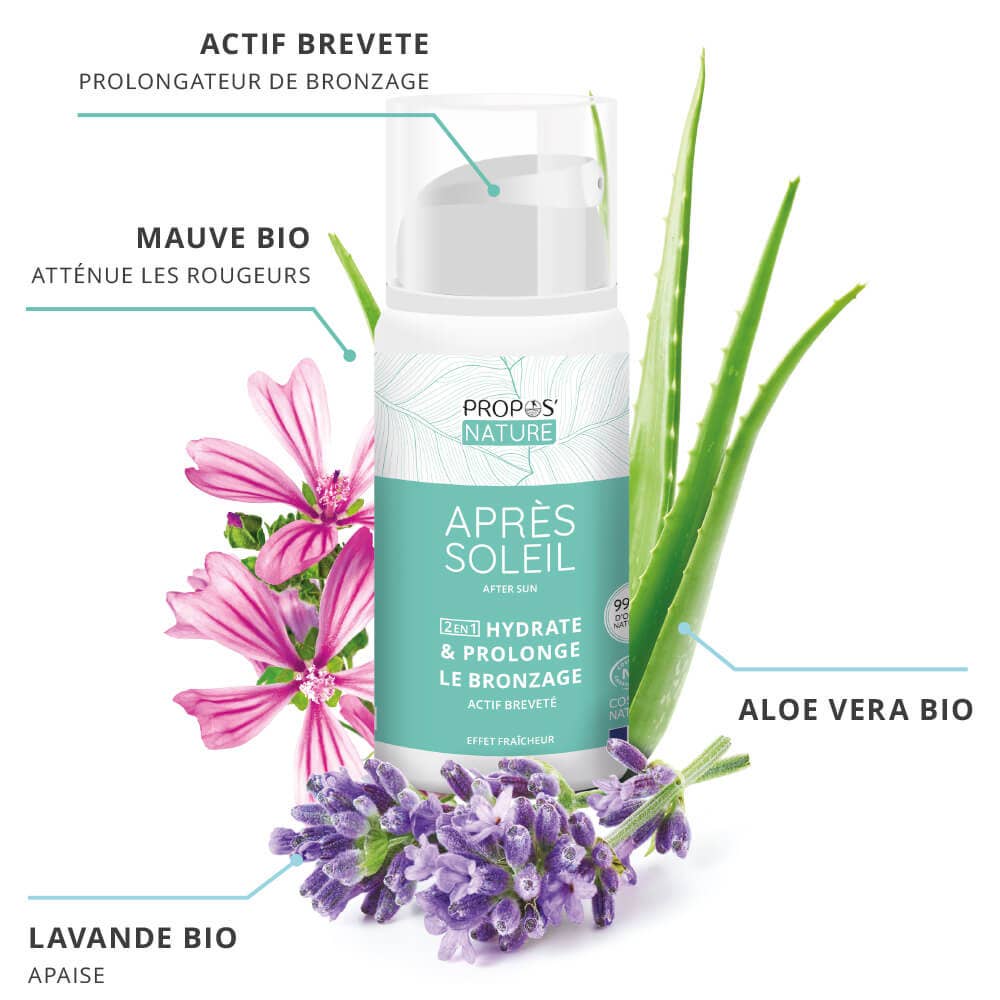 Gel Pós-Solar Apaziguante com Aloé Vera, Lavanda e Malva