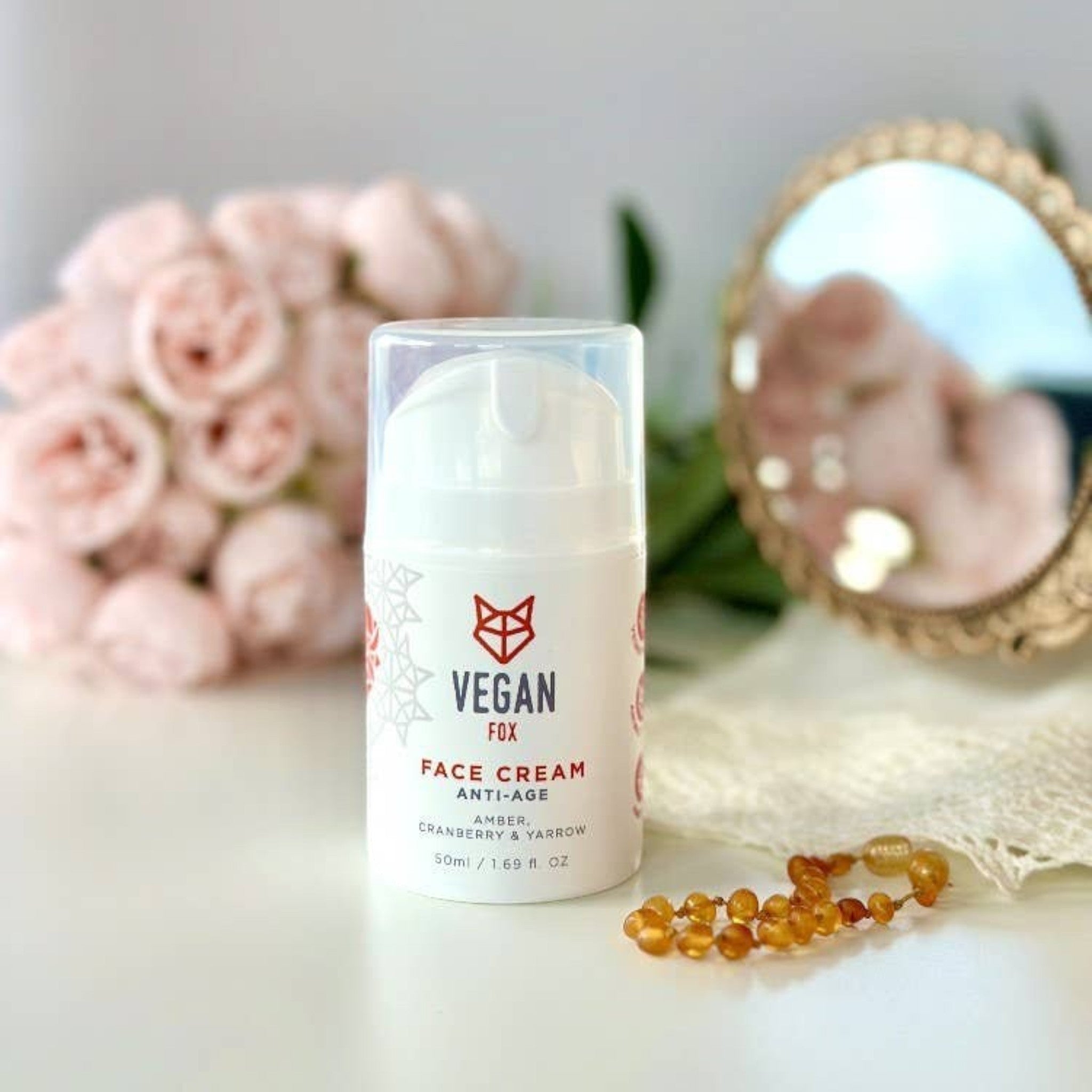 Creme Facial Anti-Idade com Arando, Âmbar e Péptidos