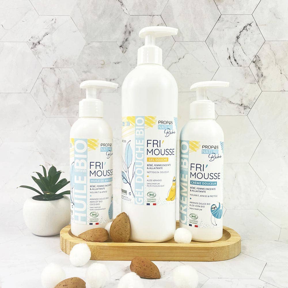 Gel de Duche Fri'Mousse para Bebé com Aloé Vera Biológico