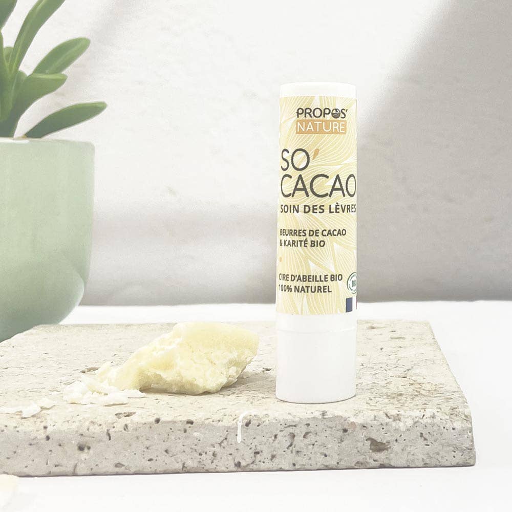 Bálsamo Labial So'Cacao Bio – Nutrição Intensa com Manteiga de Cacau e Karité