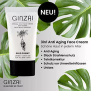 Embalagem do creme de rosto 3 em 1 anti-idade SPF 50+