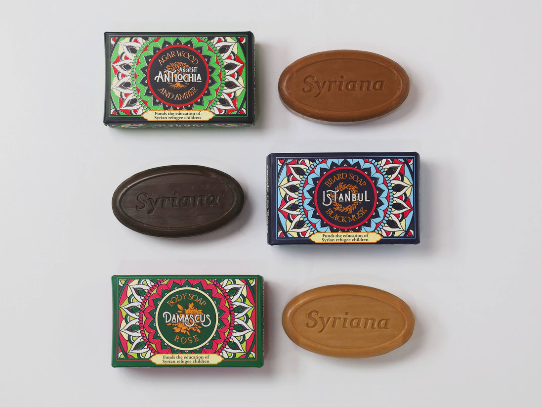Sabonete Aleppo com Fragrância de Rosa Damascena, Almíscar Negro e Oud-Âmbar