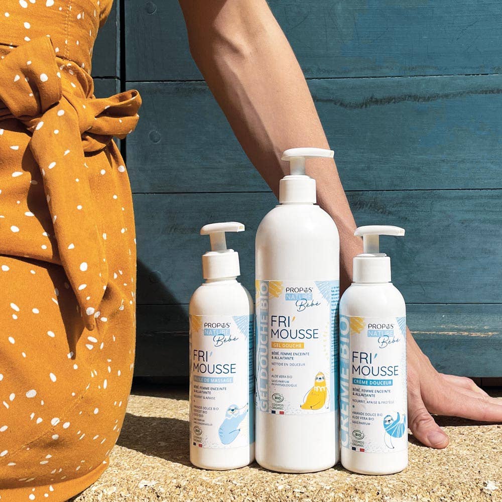 Gel de Duche Fri'Mousse para Bebé com Aloé Vera Biológico