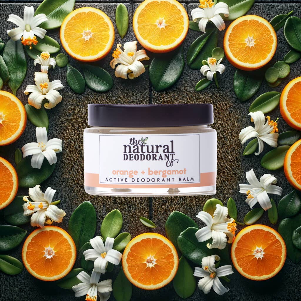 Desodorizante Bálsamo Active Laranja e Bergamota — Força Extra para Ginásio, Aroma Sofisticado