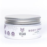 Embalagem do creme corporal de lavanda com abacate