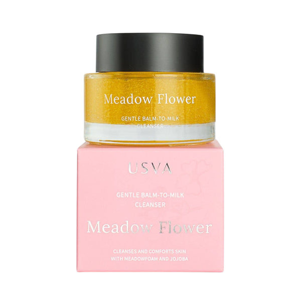 Bálsamo de limpeza facial suave flor do prado
