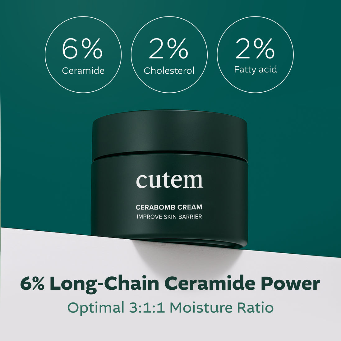 Creme Reparador de Barreira com Ceramidas e CICA — K-Beauty