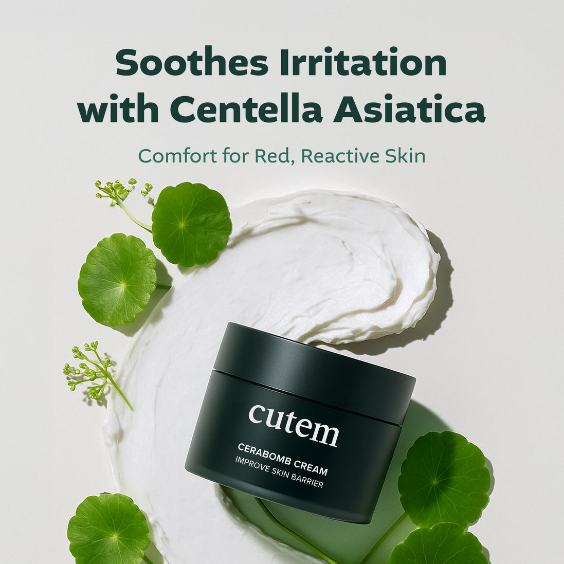 Creme Reparador de Barreira com Ceramidas e CICA — K-Beauty
