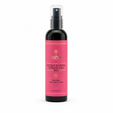 Frasco spray da Água de Rosa Damascena Biológica ISHA