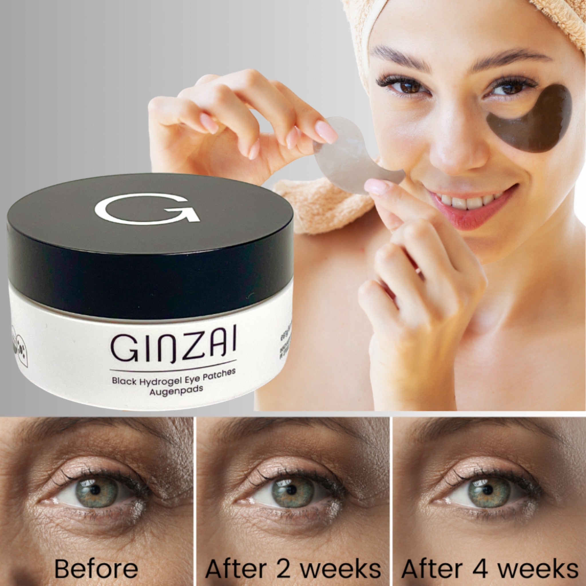 Eye Patches em Hidrogel com Ginseng