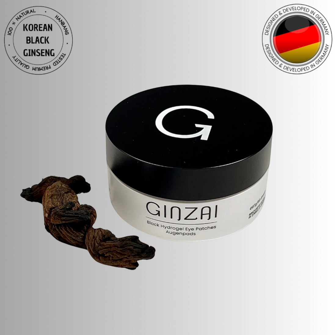 Eye Patches em Hidrogel com Ginseng
