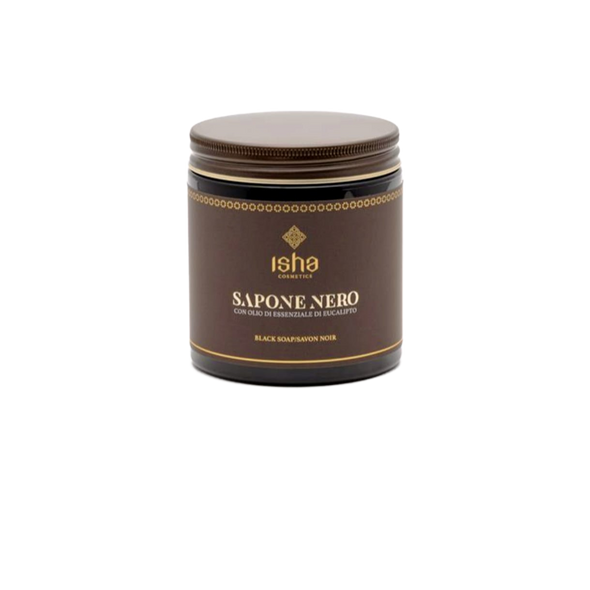 Sabão preto africano com óleo de eucalipto