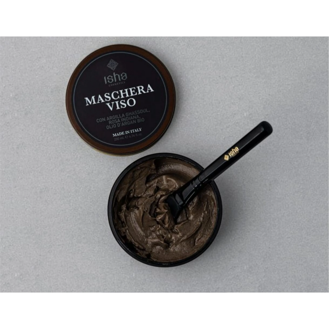 Máscara Facial com Ghassoul, Rosa Indiana e Óleo de Argão Biológico