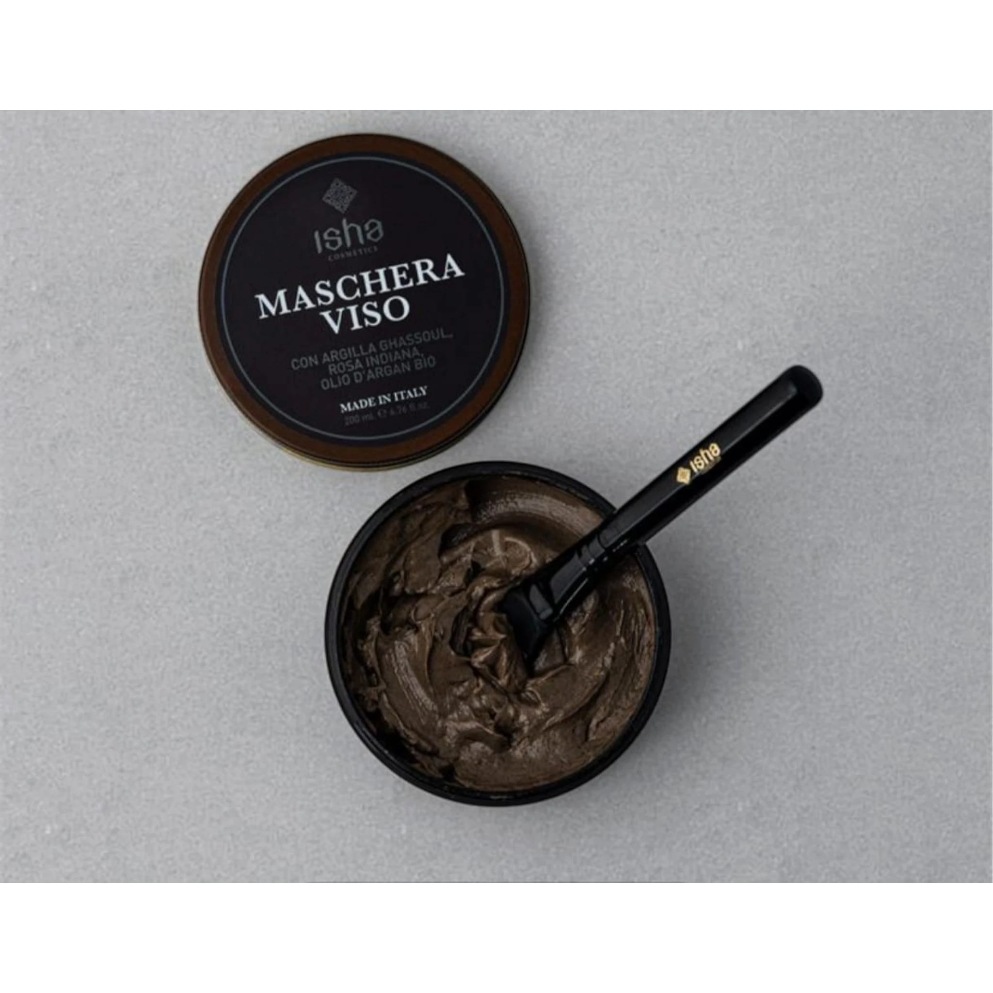 Máscara Facial com Ghassoul, Rosa Indiana e Óleo de Argão Biológico