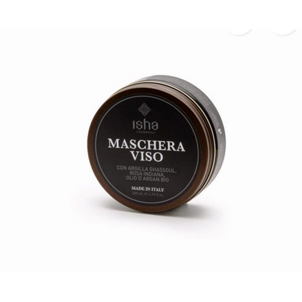 Contexto de utilização — Máscara Facial com Ghassoul, Rosa Indiana e Óleo de Argão Biológico · ISHA