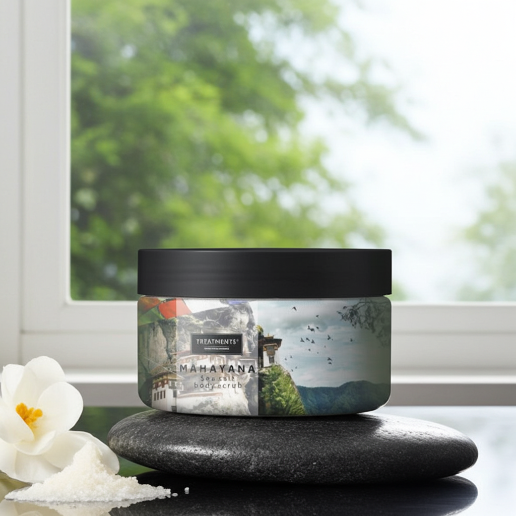 Esfoliante Corporal de Sal Marinho – Mahayana