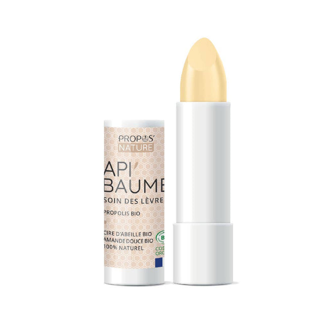 Bálsamo Labial Api'Baume com Própolis, Cera de Abelha e Óleos Biológicos