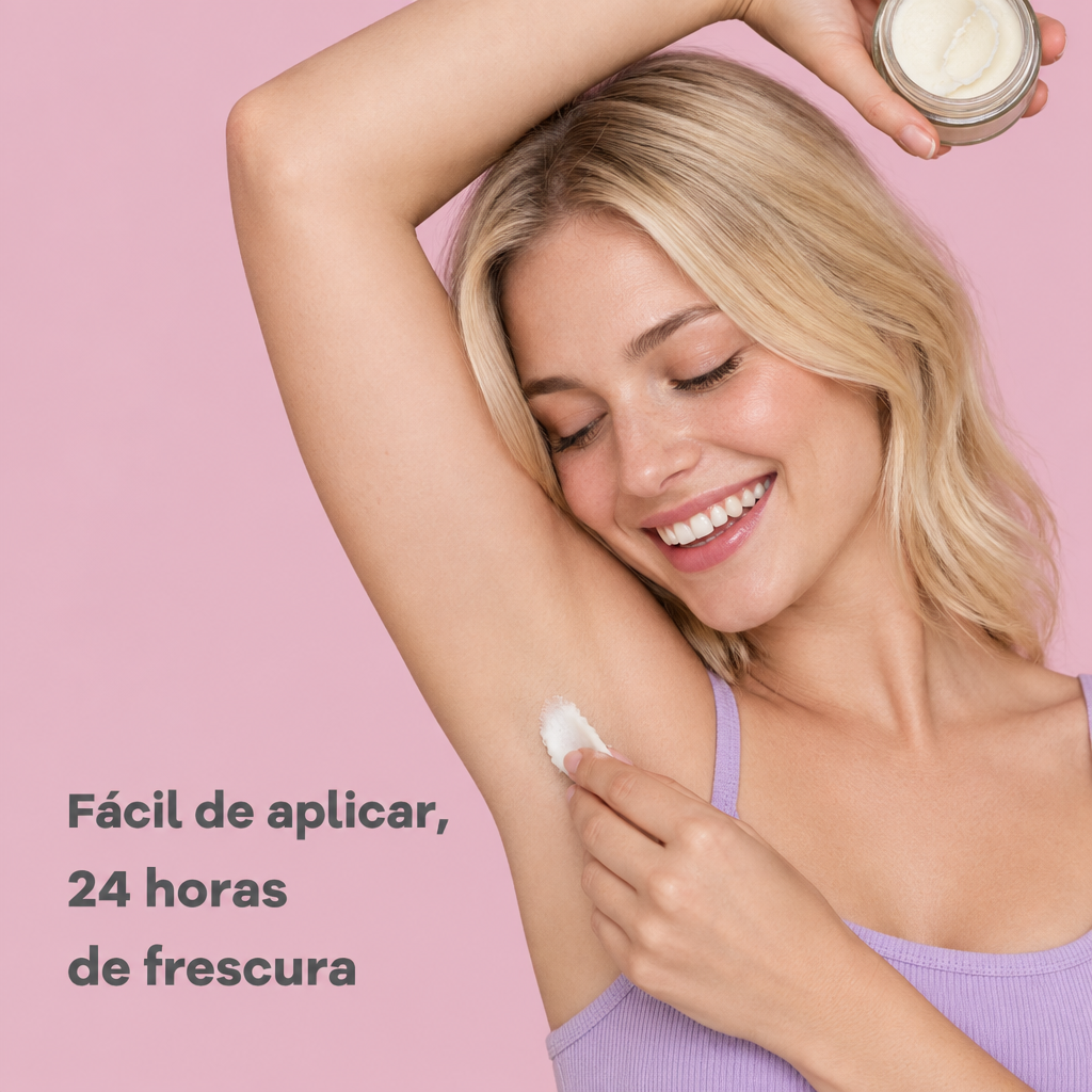 Aplicação e modo de uso — Desodorizante Bálsamo Clean Palmarosa e Mandarina