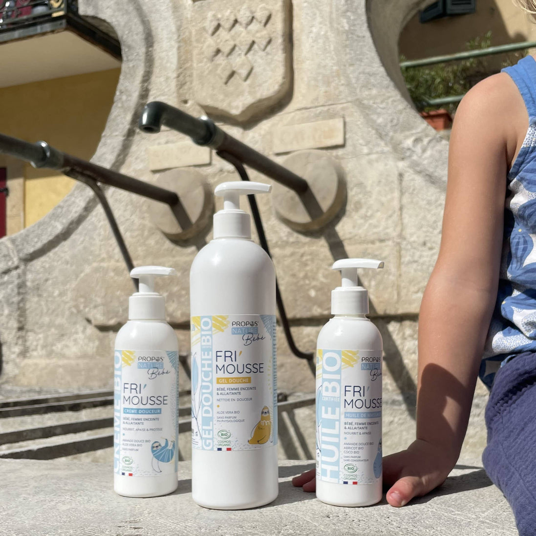 Gel de Duche Fri'Mousse para Bebé com Aloé Vera Biológico