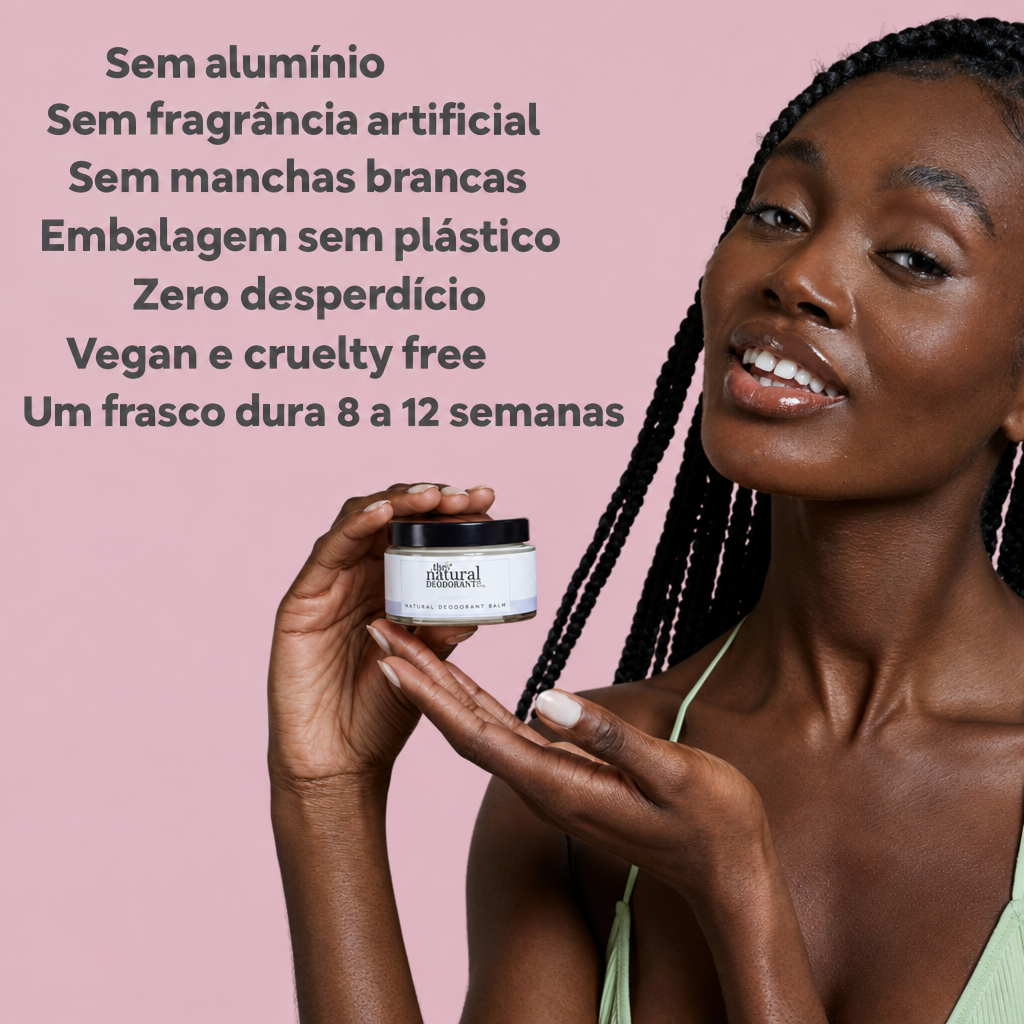 Benefícios complementares — Desodorizante Bálsamo Clean Palmarosa e Mandarina