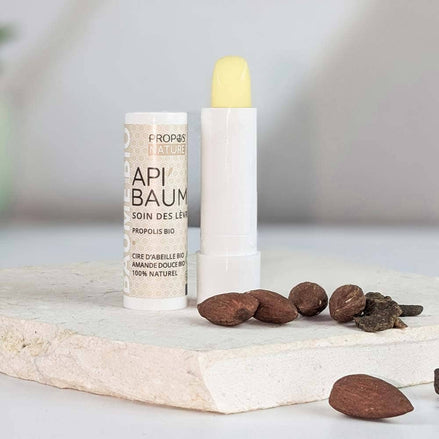 Bálsamo Labial Api'Baume com Própolis, Cera de Abelha e Óleos Biológicos
