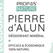 Desodorizante Stick de Pedra de Alume 100% Natural