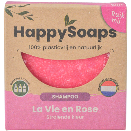 Champô Sólido com Aroma de Rosa e Óleo de Gerânio · HappySoaps · 70 g