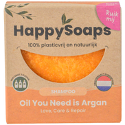 Champô Sólido com Óleo de Argão para Cabelo Danificado · HappySoaps · 70 g
