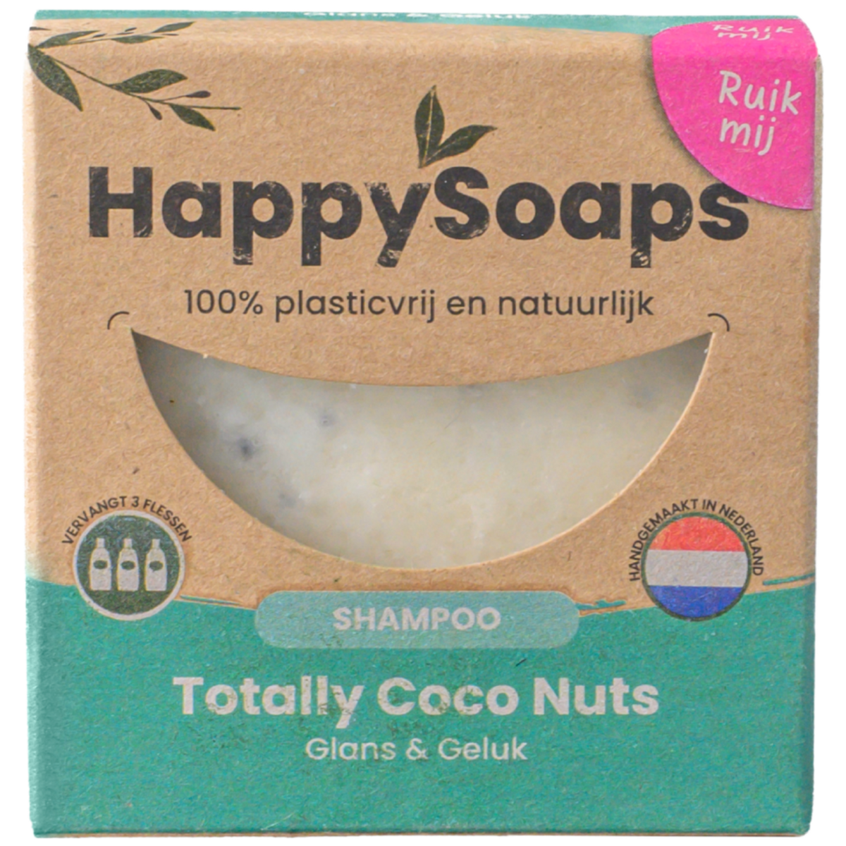 Champô Sólido de Coco com Sementes de Papoila · HappySoaps · 70 g