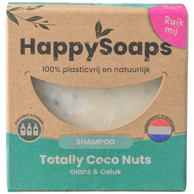Champô Sólido de Coco com Sementes de Papoila · HappySoaps · 70 g