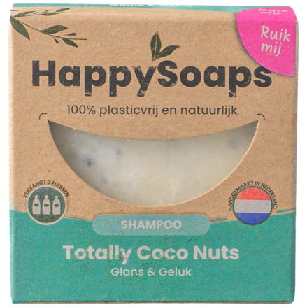 Champô Sólido de Coco com Sementes de Papoila · HappySoaps · 70 g