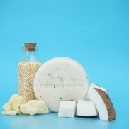 Champô Sólido de Coco com Sementes de Papoila — ambiente · HappySoaps