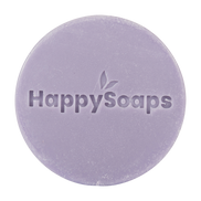 Detalhe e escala — Condicionador Sólido de Lavanda com Manteiga de Karité · HappySoaps · 65 g