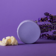 Condicionador Sólido de Lavanda com Manteiga de Karité — ambiente · HappySoaps