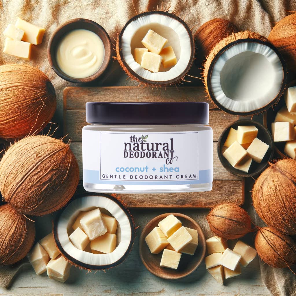 Desodorizante em Creme Gentle Sem Perfume com  Coco e Karité