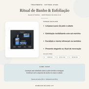 Benefícios e modo de uso — Giftbox Ritual de Banho e Esfoliação Uyuni · TREATMENTS