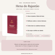 Hena do Rajastão Coloração 100% Pura