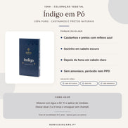 Coloração Índigo em Pó 100% Puro