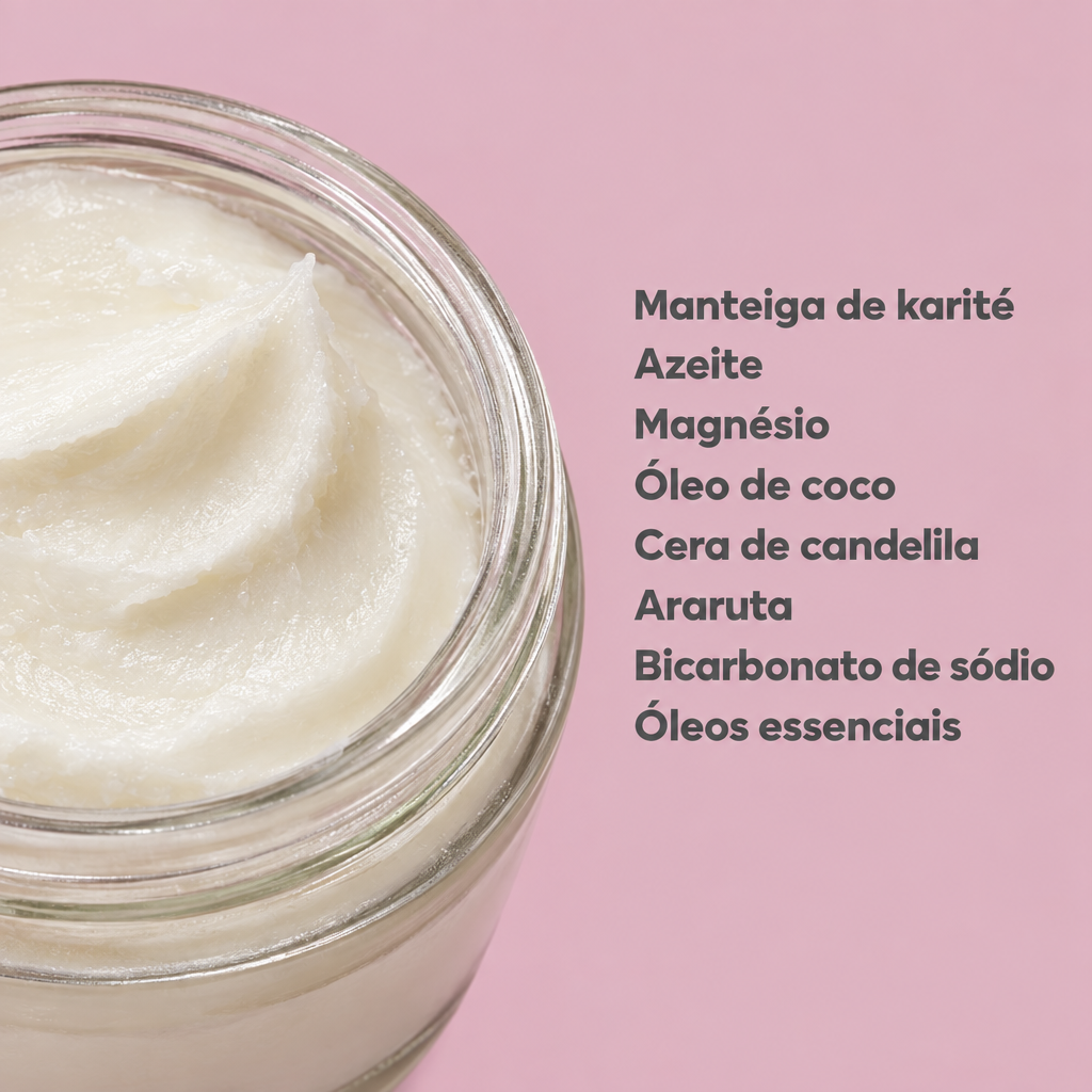 Ingredientes — Desodorizante Bálsamo Clean Palmarosa e Mandarina
