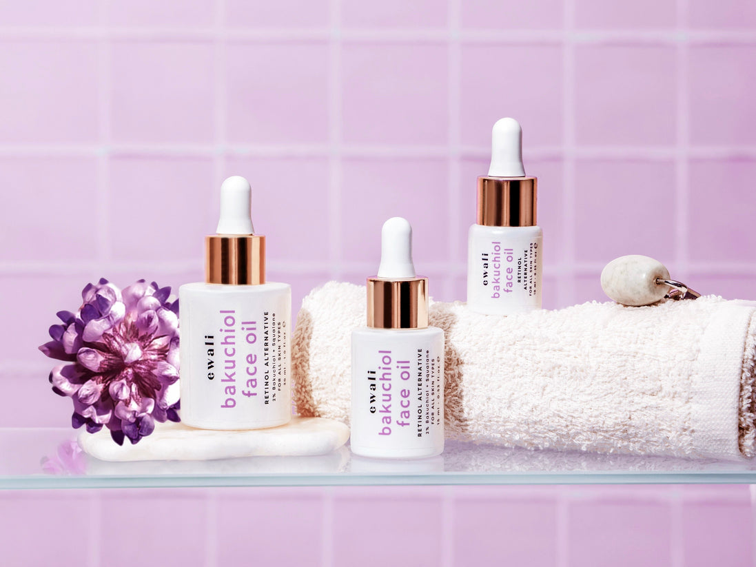 Óleo facial com bakuchiol — EWALI Beauty