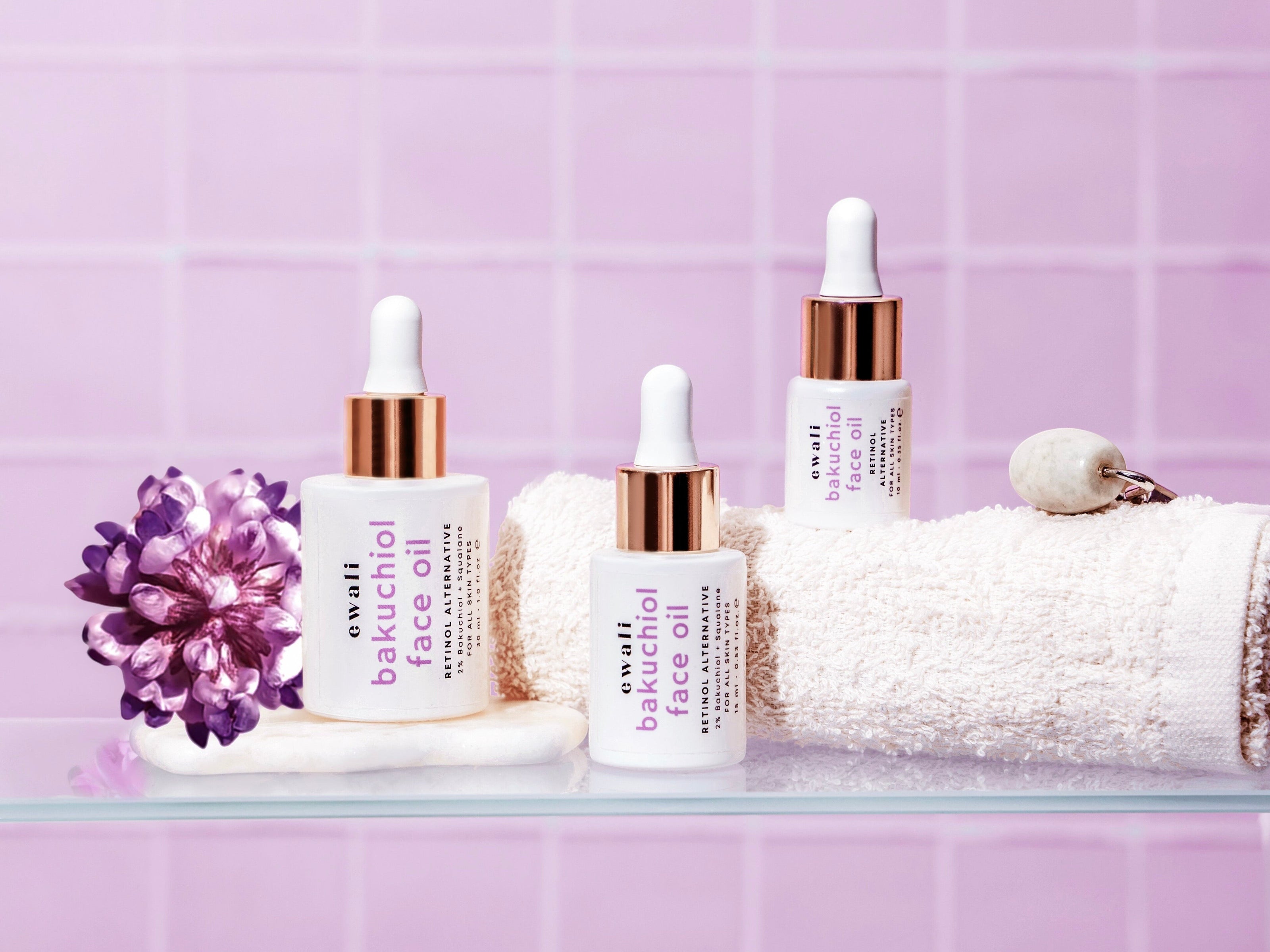 Óleo facial com bakuchiol — EWALI Beauty