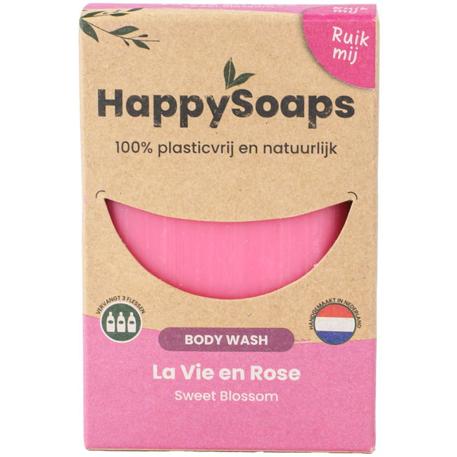 Sabonete Corporal com Aroma de Rosa e Óleo de Gerânio · HappySoaps · 100 g