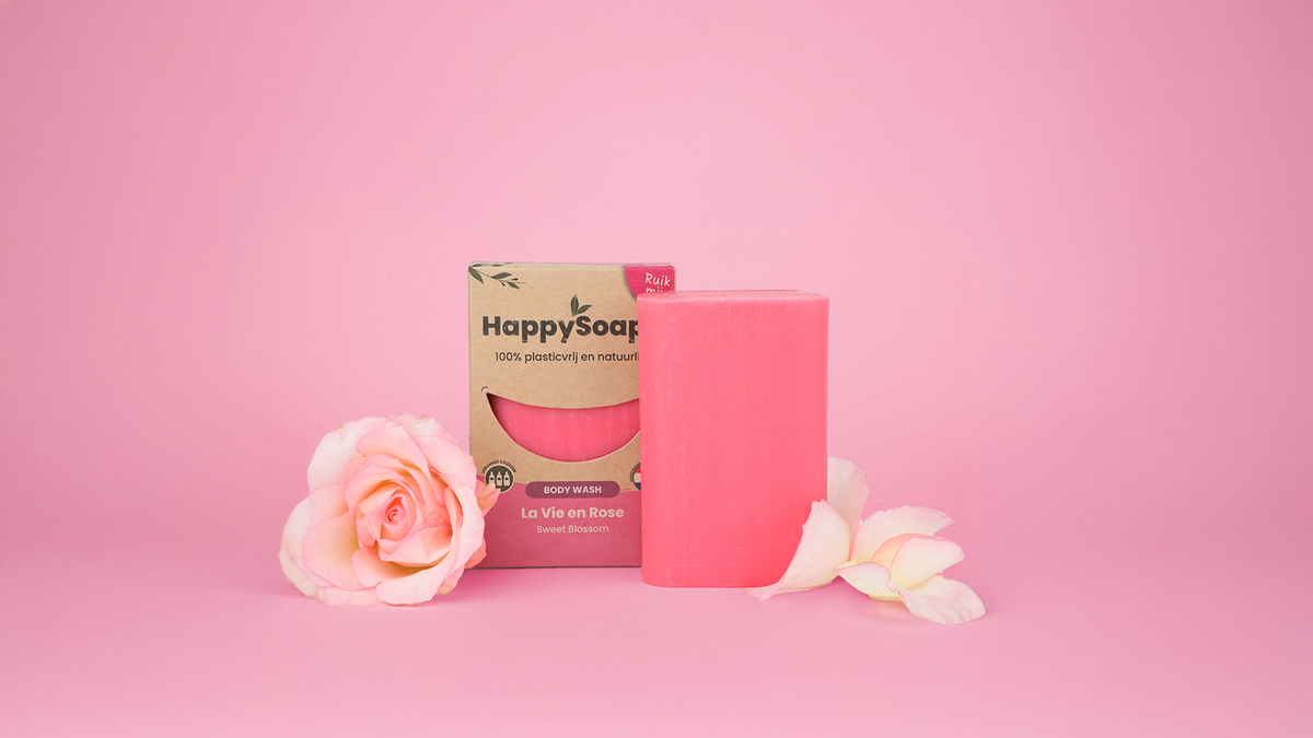 Contexto de utilização — Sabonete Corporal com Aroma de Rosa e Óleo de Gerânio · HappySoaps