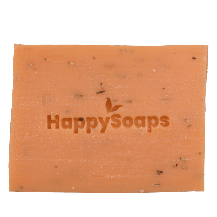 Detalhe da barra — Sabonete Corporal com Óleo de Argão e Alecrim · HappySoaps