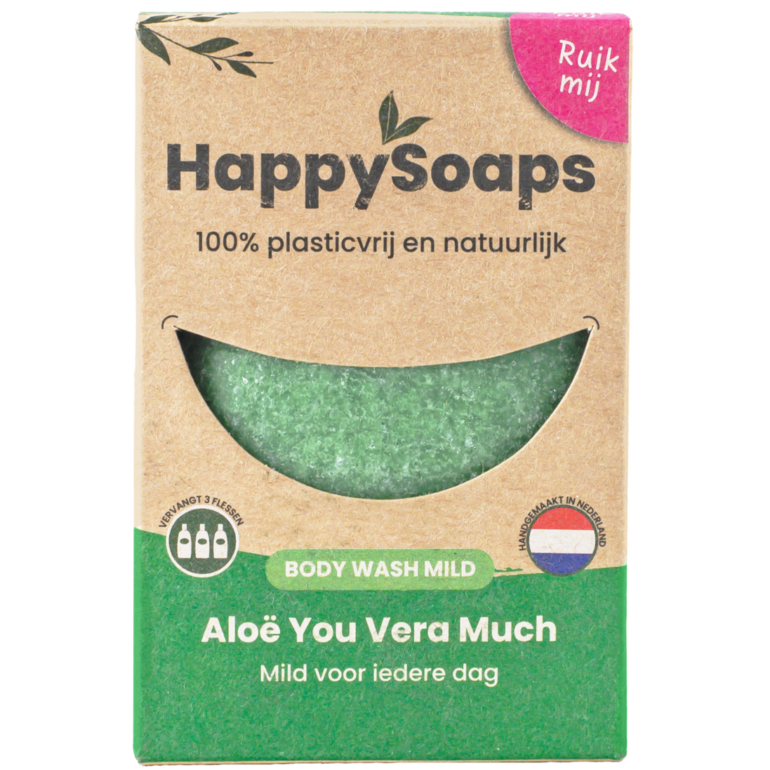Sabonete Corporal de Aloé Vera para Uso Diário · HappySoaps · 70 g